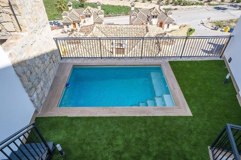 Õhuvaade - Modern Mediterranean Chalet with Golf Course View in Algorfa