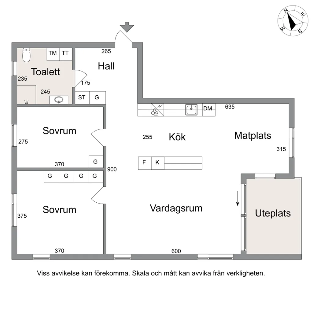 Plaan - Modern Flat with Balcony in Trosa