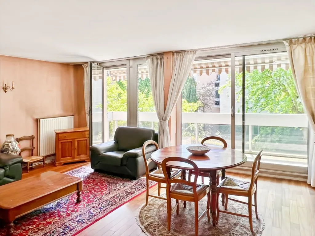 Living Room - Family Flat with Balcony in The Chesnay