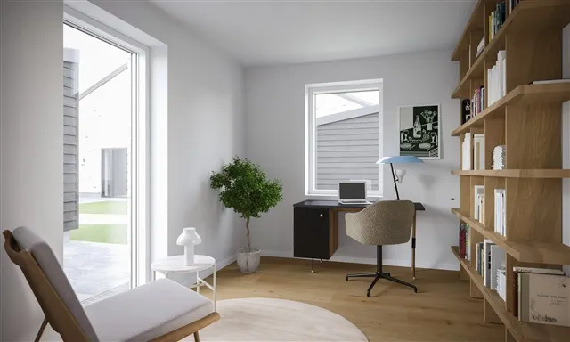 Studio - Single-Level Home with Garden in Kongehøjen