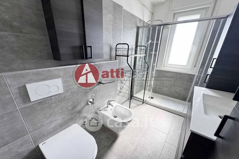 Bathrooms - Bi-Level Attic Apartment with Sea View in Trieste