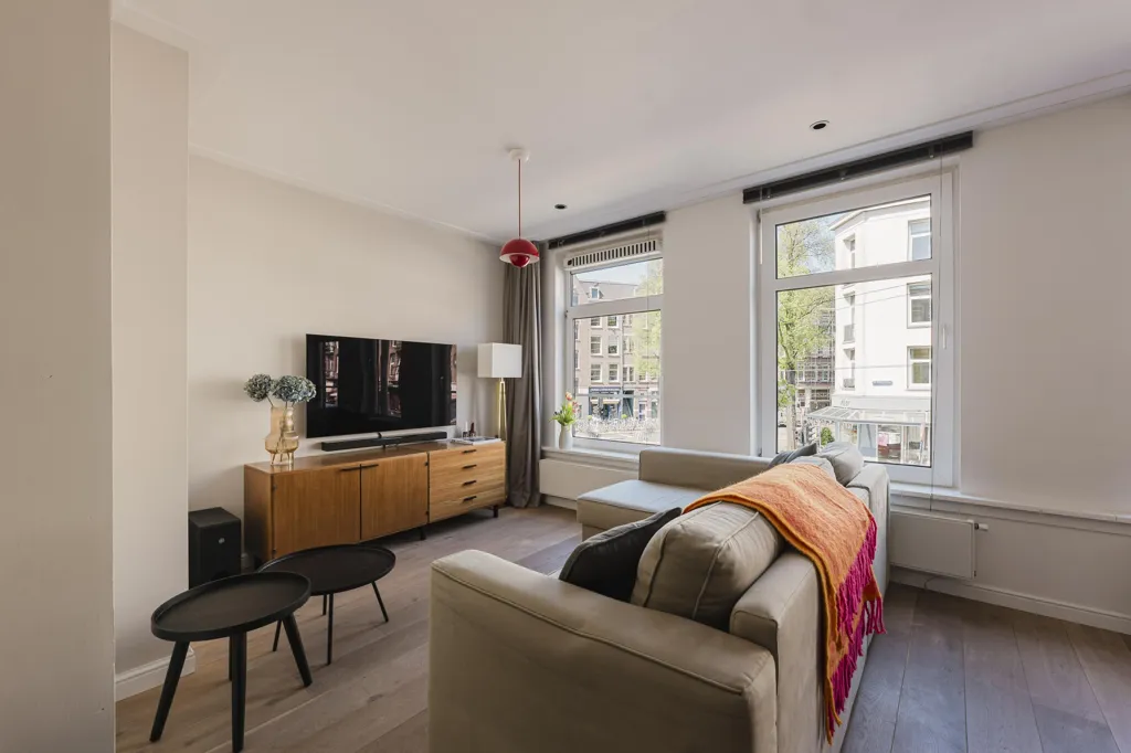 Séjour - Bright Apartment with Balcony in Amsterdam