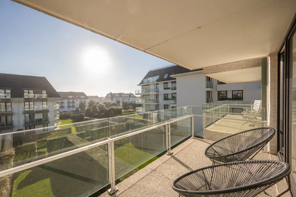 Balcon - Appartement avec Vue Mer sur la Digue de Knokke