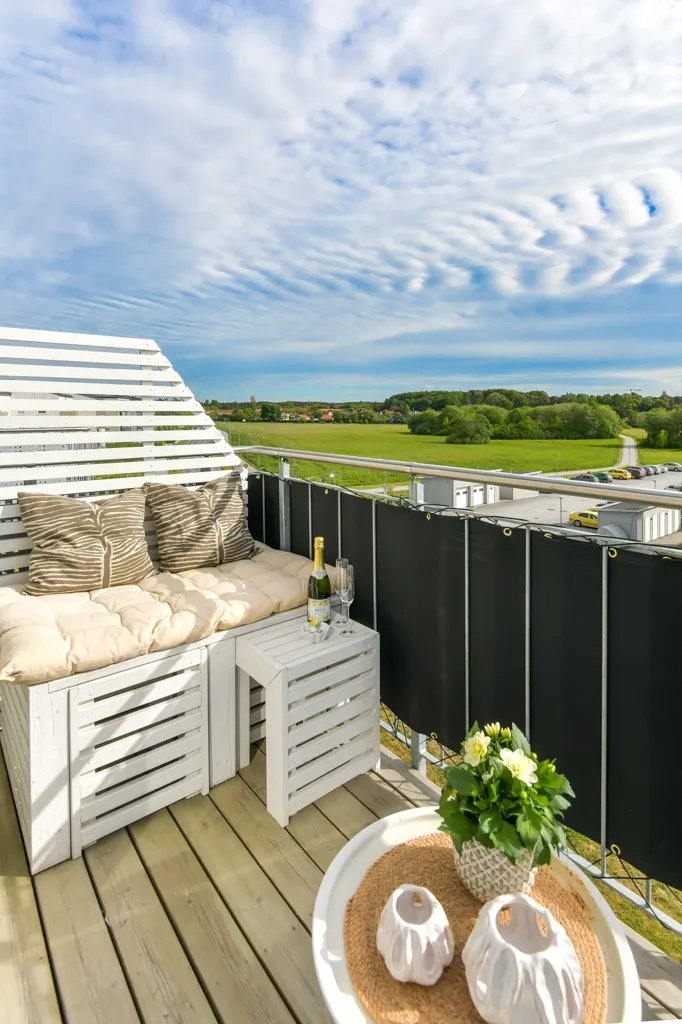 Balcon - Apartment with Sea View in Visby