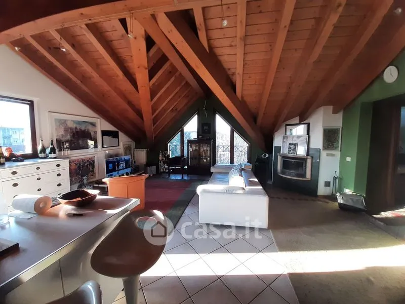 Living Room - Penthouse with Balcony in Treviglio