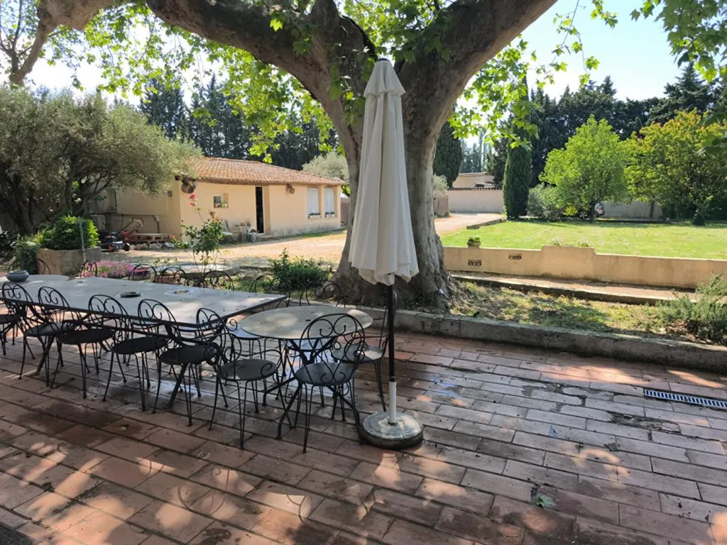 Terrasse - Mas de Charme avec Piscine à Monteux