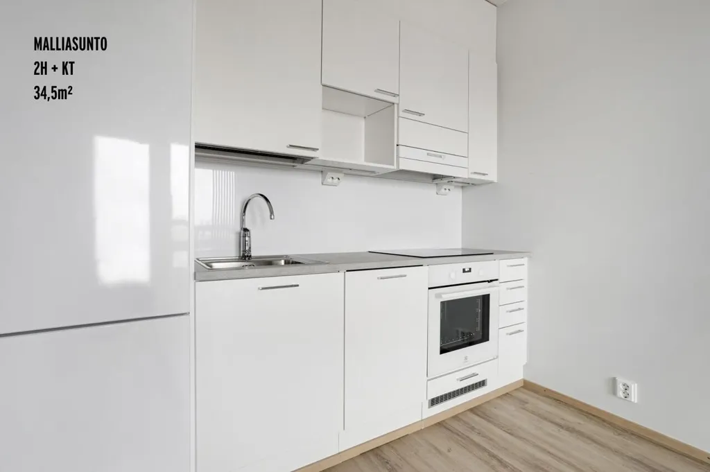 Cuisine - Modern Flat with Balcony in Espoo Olari