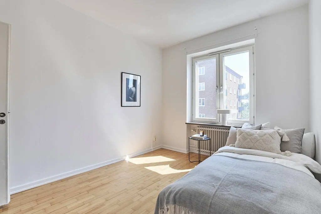 Camere da letto - Funkis Flat with Balcony in Hägersten