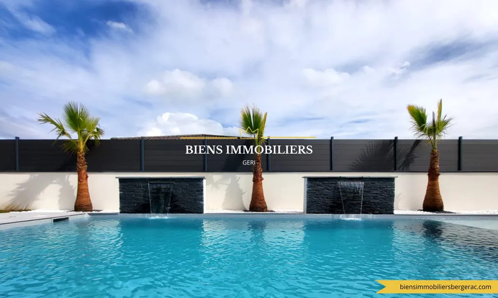 Bassein - Recent House with Pool near Bergerac
