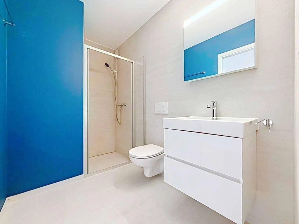 Salles de bain - 4.5-Piece Apartment with Lake View in District D2