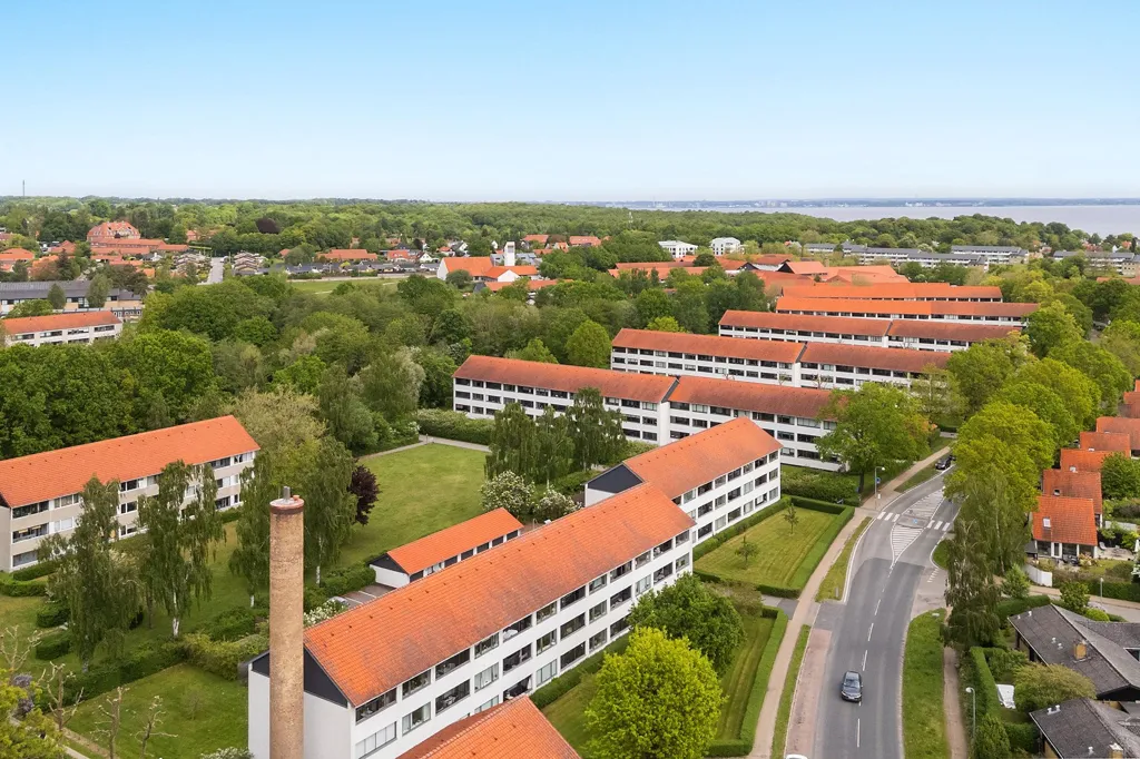 Vista aerea - Apartment with Central Heating in Espergærde