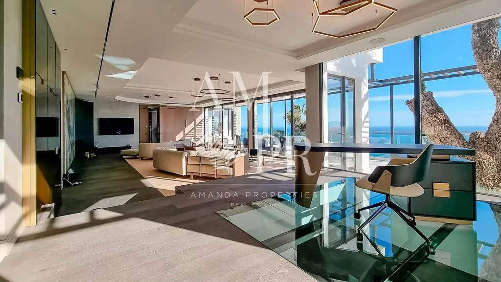 Séjour - Villa Luxe avec Vue Mer à Cannes