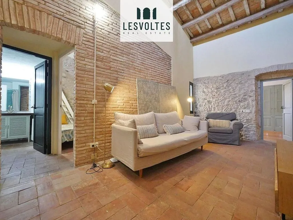 Séjour - Stone Chalet with Garden in Palafrugell
