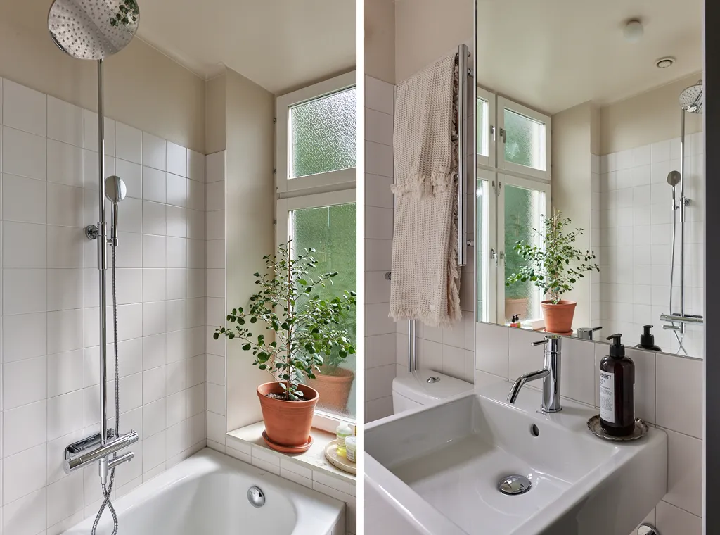 Salles de bain - 3-Bedroom Apartment with Park View in Södermalm