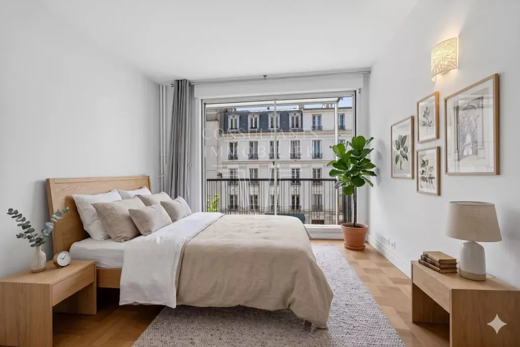 Chambres - Appartement 5 pièces à Paris 16ème