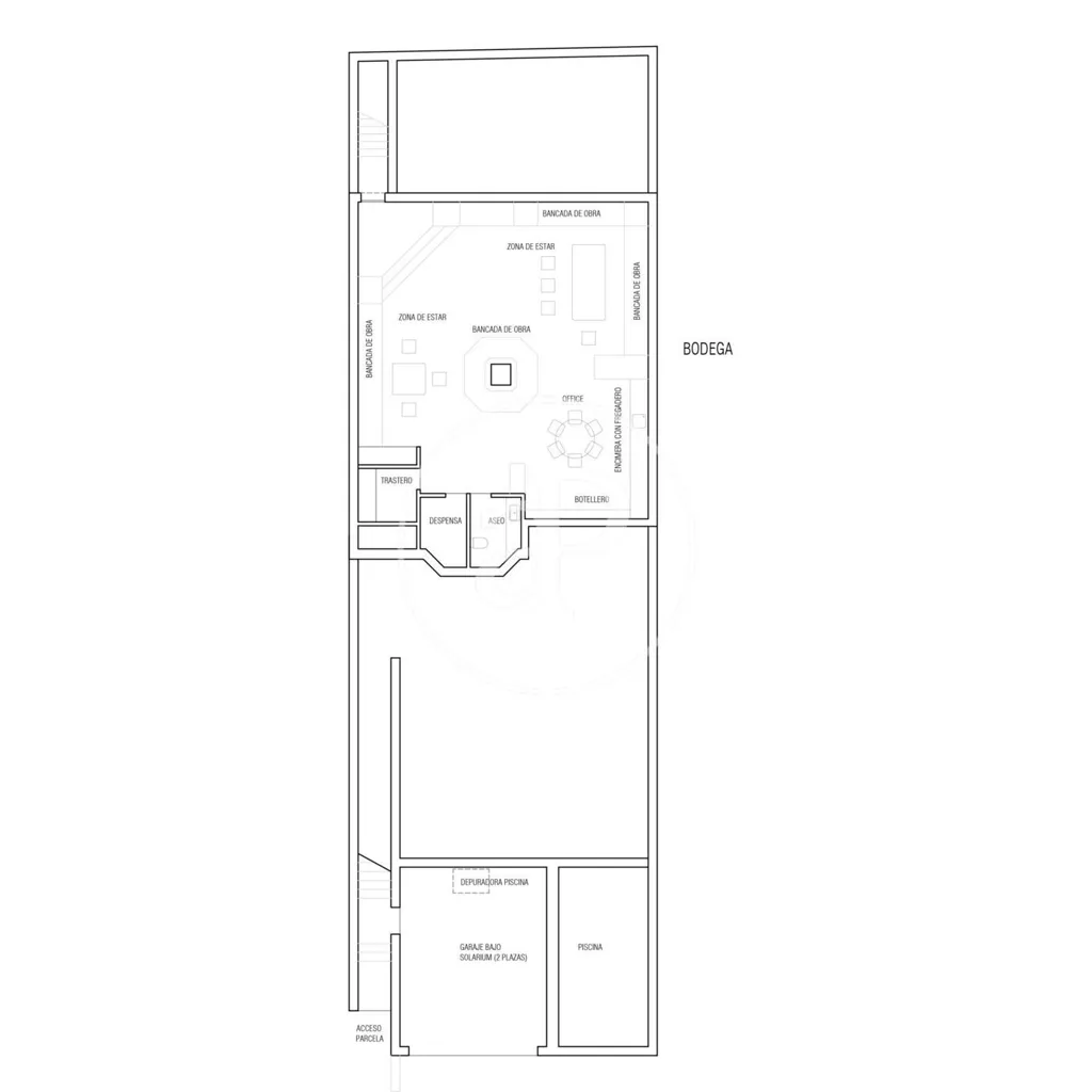 Plaan - Chalet with Pool in Parque Conde de Orgaz