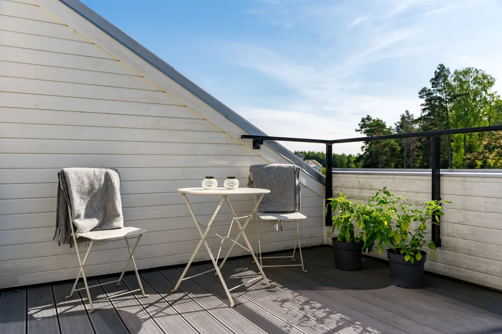 Terrasse - Modern Apartment with Terraces in Lindbacken