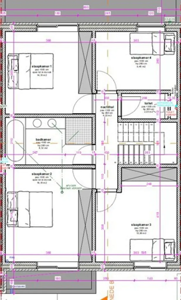 Plan - Nouvelle Maison avec Terrasse à Laarne