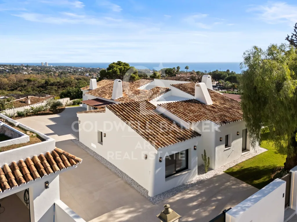 Välivaade - Villa with Sea View in El Rosario, Marbella