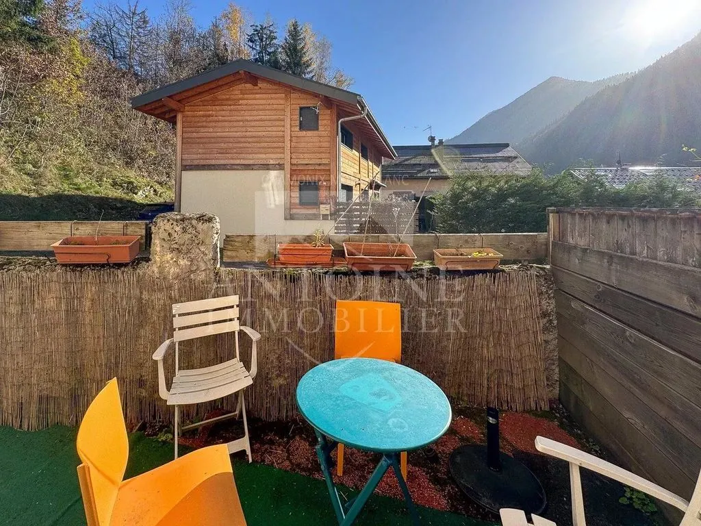 Terrasse - Maison de Charme avec Vue Montagne à Les Houches