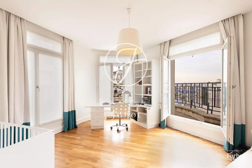 Chambres - Appartement Duplex avec Terrasses à Paris 16e