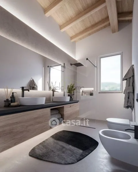 Badezimmer - Contemporary Villa with Garden in Albavilla