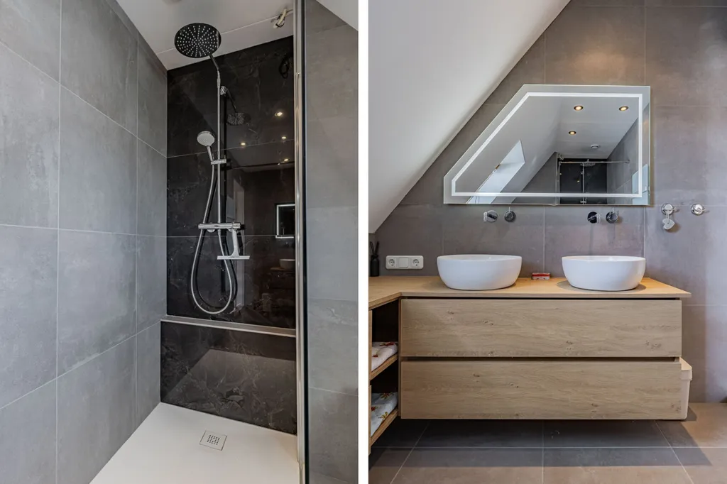 Salles de bain - Villa with Private Dock in Lemmer