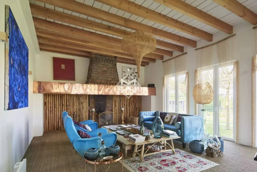 Séjour - Villa Luxueuse avec Piscine à Ramatuelle