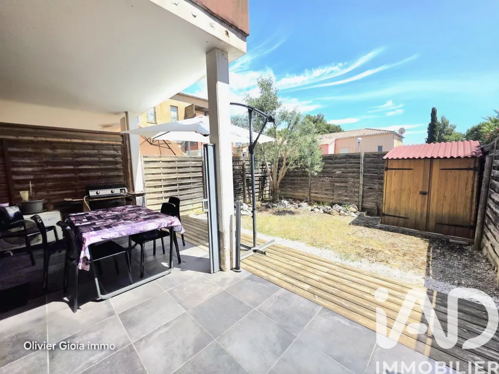 Terrace - T2 Apartment with Garden in Narbonne