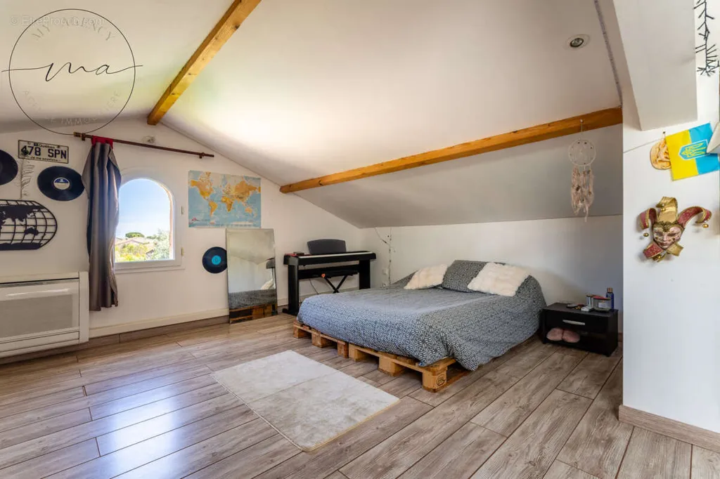 Camere da letto - Provençal Style House with Pool in Lignan-sur-Orb