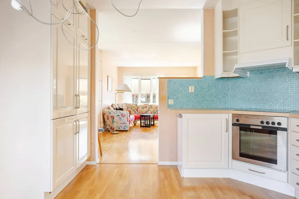 Cuisine - Apartment with Garden Access in Vadstena