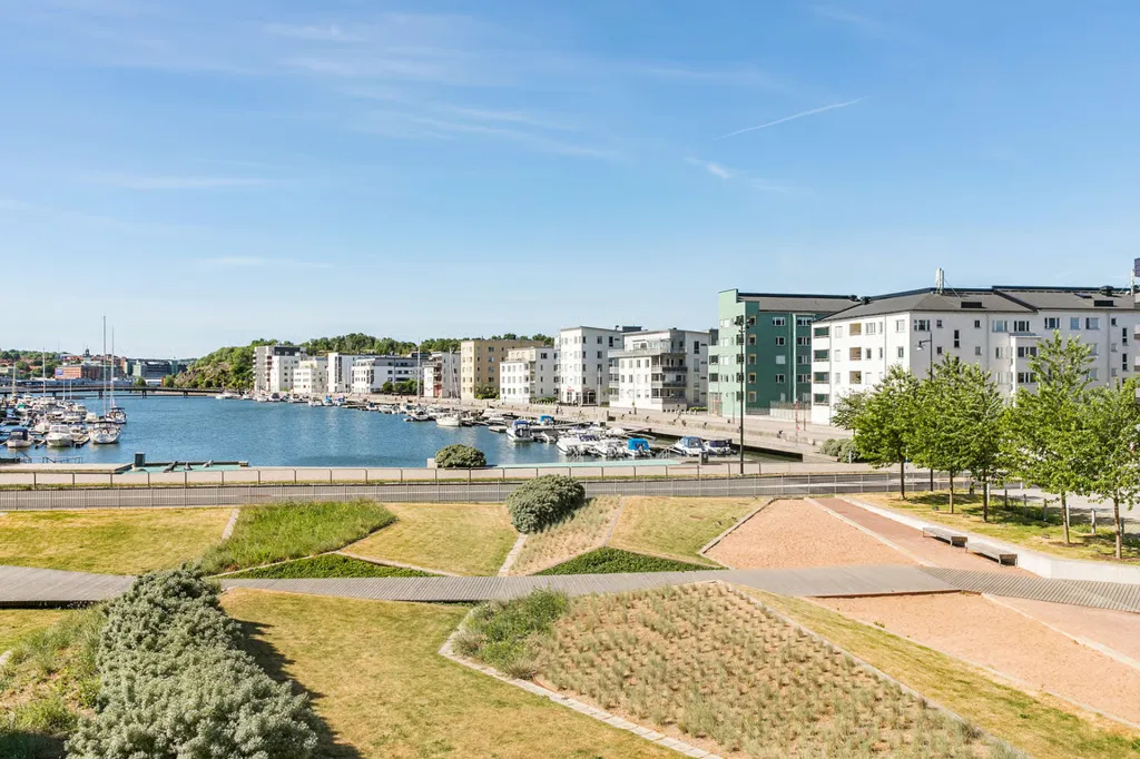 Vista aerea - Apartment with Harbour View in Göteborg's Skyscraper