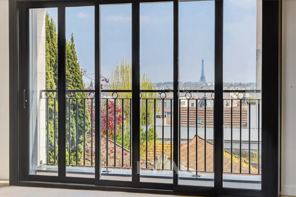Balcon - Maison Contemporaine avec Vue Paris à Suresnes