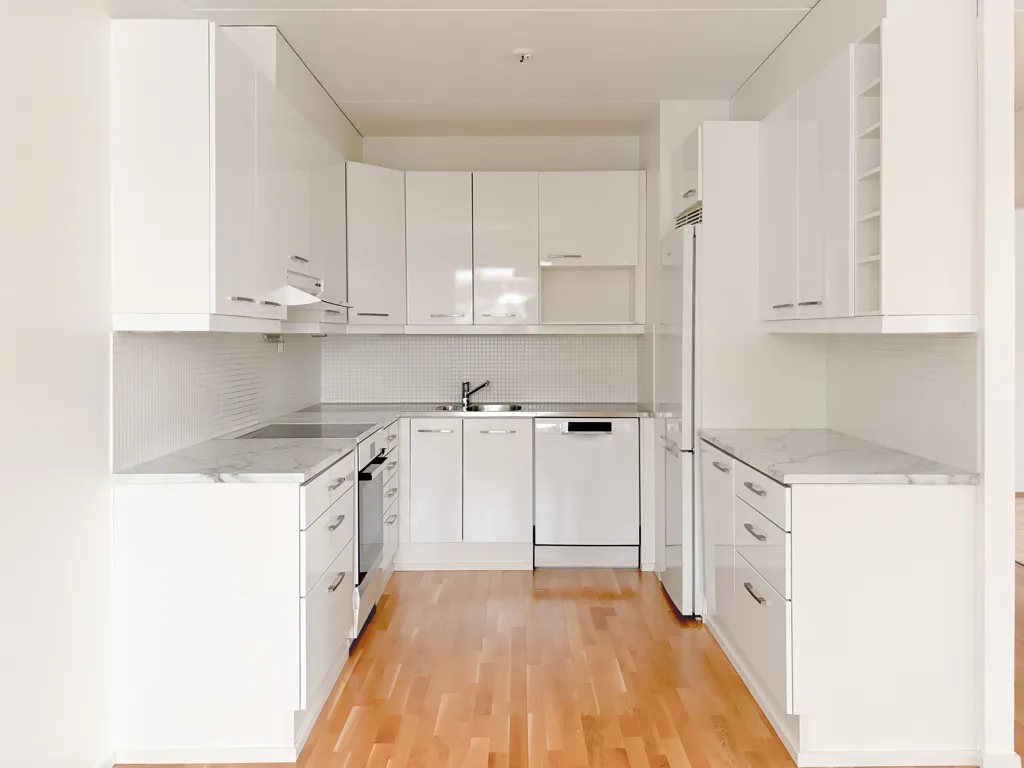 Cuisine - Spacious Two-Bedroom Apartment with Sauna in Espoo