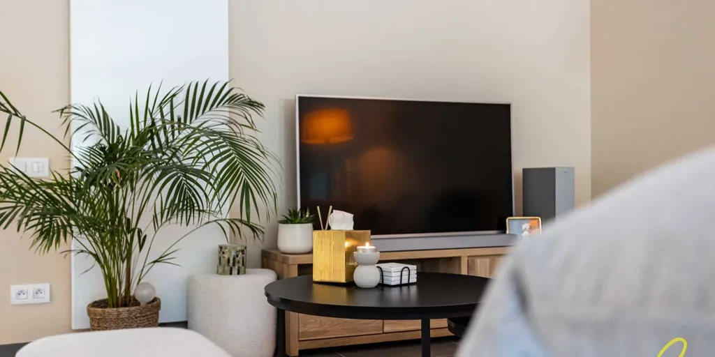 Séjour - Appartement avec 2 Terrasses à Onkerzele