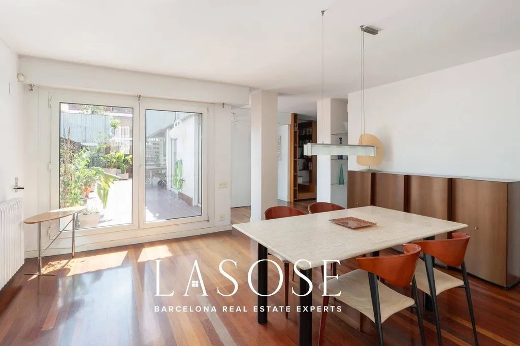 Dining Room - Duplex Penthouse with Pool in Tres Torres, Barcelona