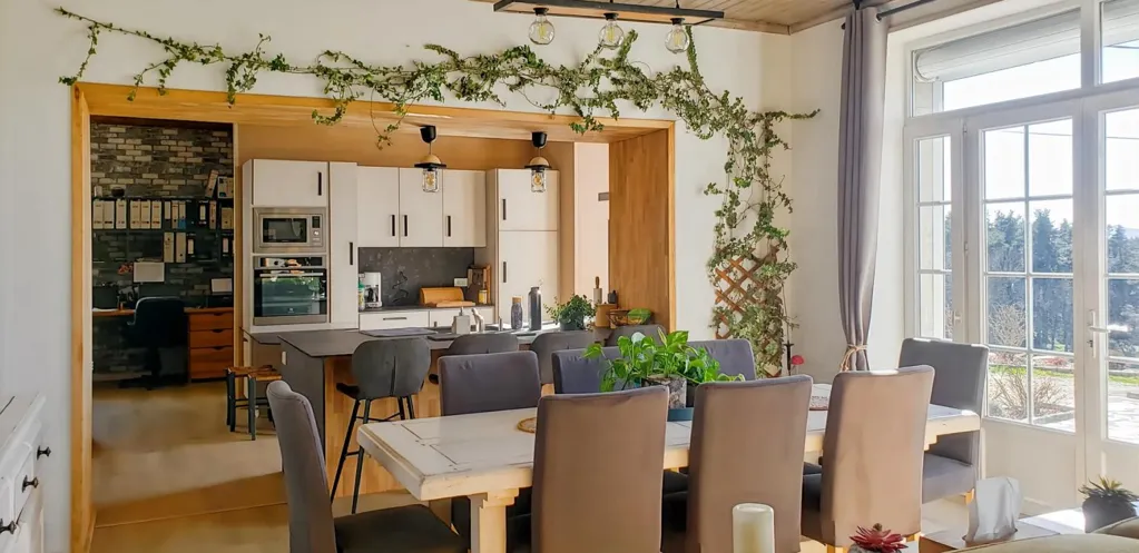 Söögituba - Renovated Passive House with Pool in Montregard
