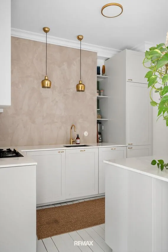 Kitchen - Renovated Apartment with Sauna in Helsinki