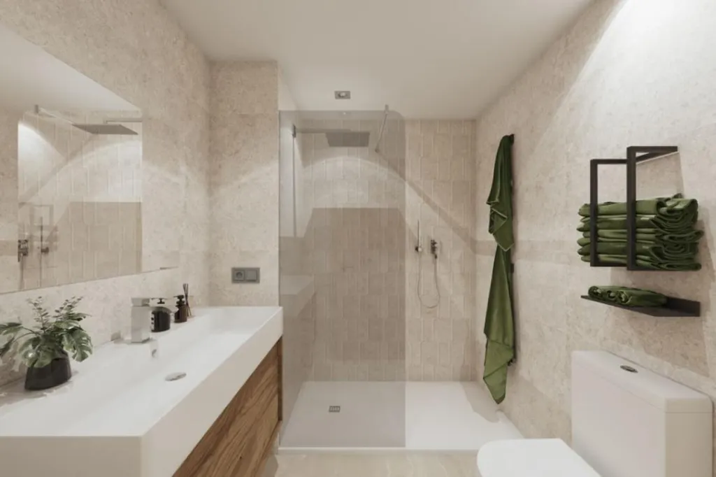 Salles de bain - Modern Apartments with Valley Views in Mijas
