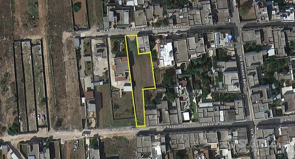 Vue aérienne - Buildable Land with Dual Access in Urban Zone