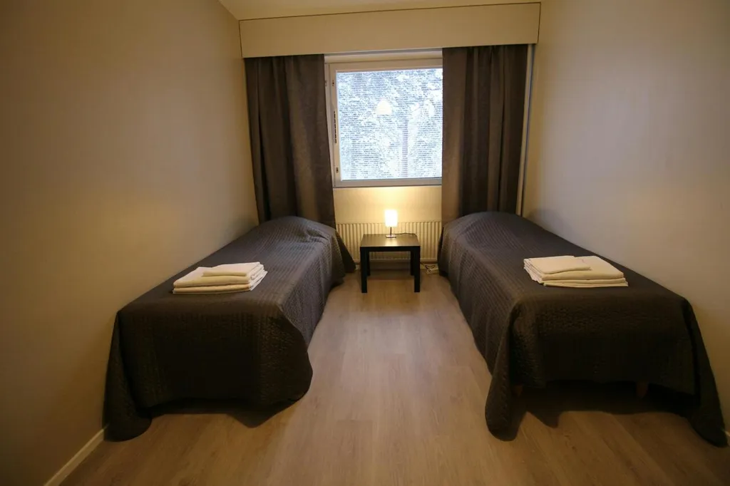 Bedrooms - Furnished Apartment with Balcony in Oulu