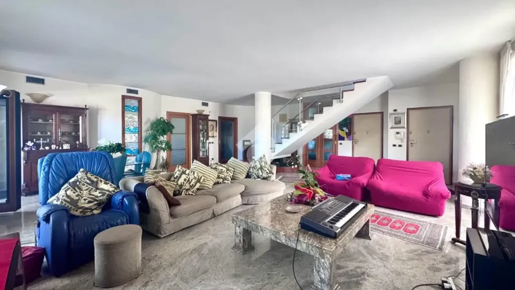 Séjour - Duplex with Penthouses and Pool in Rende