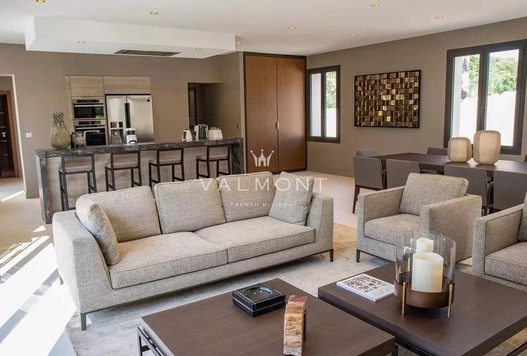 Living Room - Luxury Villa with Pool in La Croix Valmer