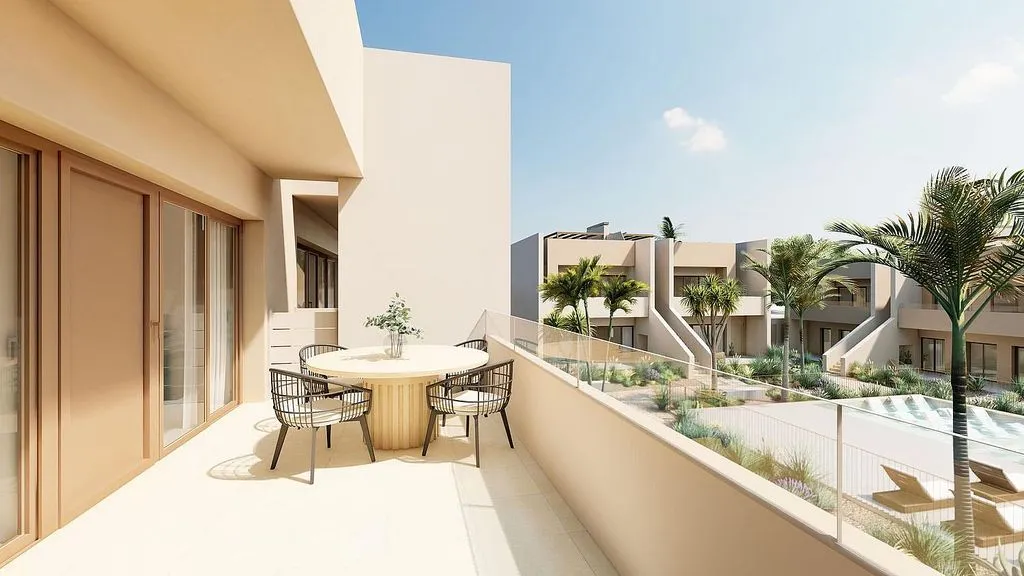 Balcon - Semi-detached House with Pool in San Javier