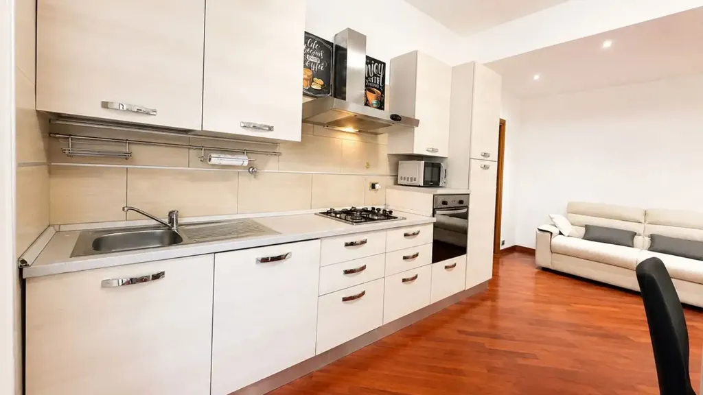 Kitchen - Rented Apartment with Balconies in Rome