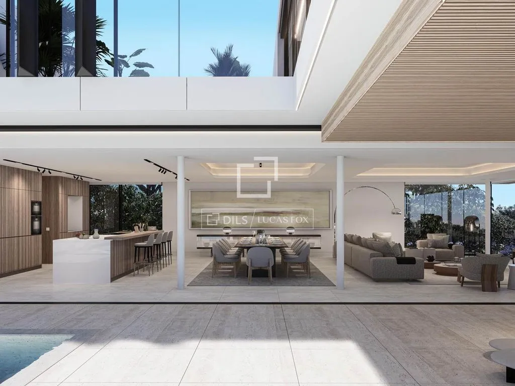 Piscine - Modern Villa with Pool in Sotogrande