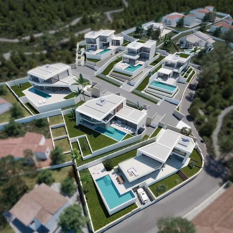 Vue aérienne - Luxury Villa with Sea Views in Moraira
