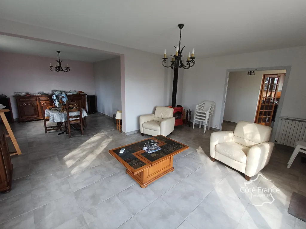 Living Room - House with Pool in Southern Ardèche