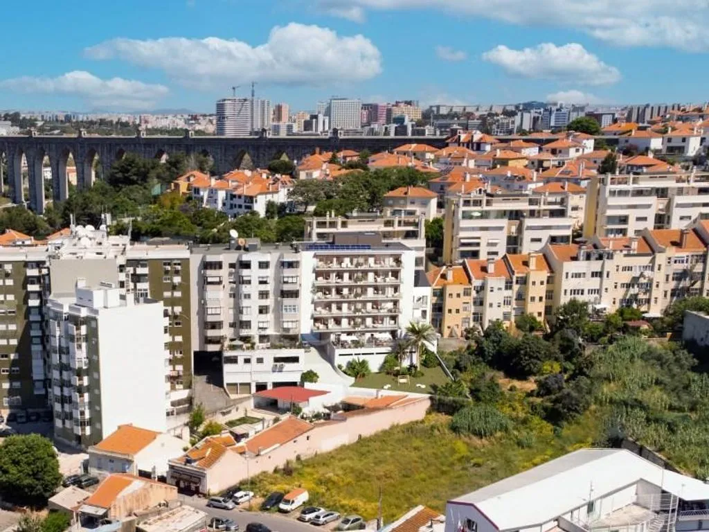 Vue aérienne - Luxury Flat with City View in Campolide, Lisbon