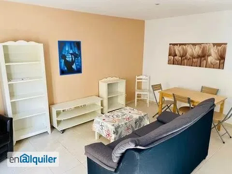 Living Room - Spacious Flat with Balcony in Rambla de Ferran, Lleida
